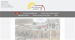 Desktop Screenshot of newmorningschools.com