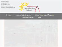 Tablet Screenshot of newmorningschools.com